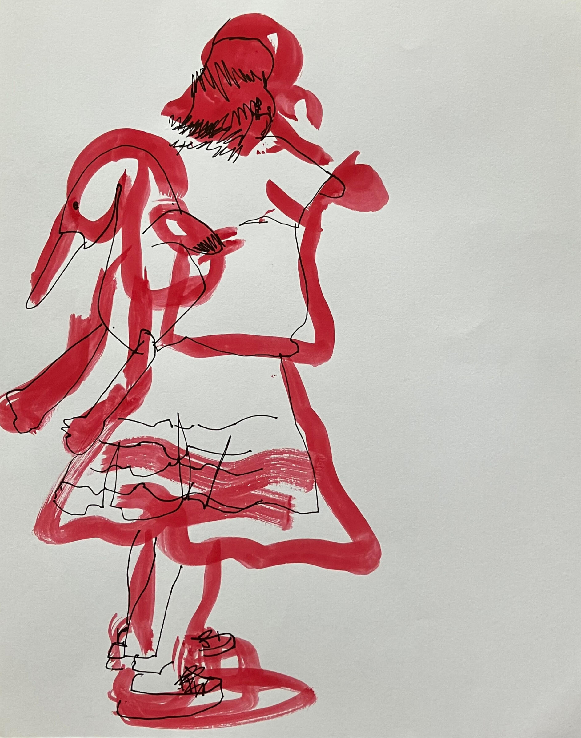 nankin e guache s/ papel