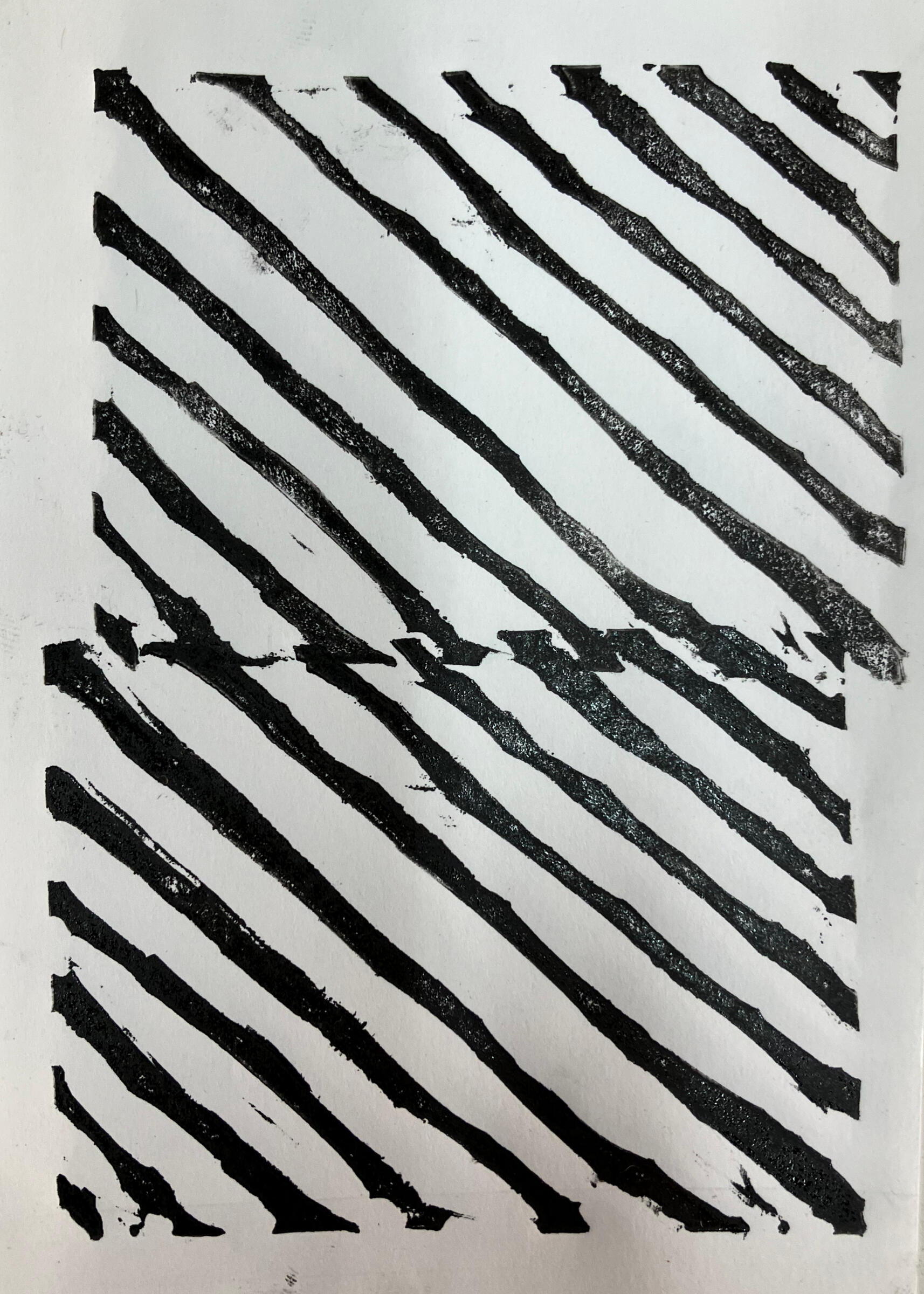 Gravura em borrachaa